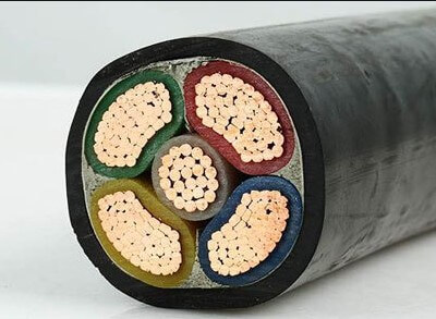 Multicore 5 core 50mm2 35mm2 25mm2 16mm2 10mm2 PVC Sheathed Electrical NYY N2XY Xlpe Power Cable Price
