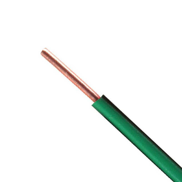 Wholesale China 1.5mm Rigid Copper Conductor PVC Insulated Fixed Wiring Single Core 16 awg H07V-U House Building Earthing Cable Wire