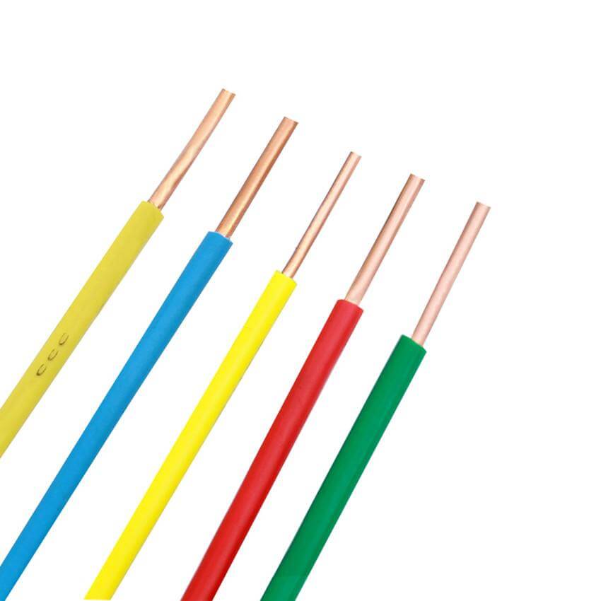 Wholesale China 1.5mm Rigid Copper Conductor PVC Insulated Fixed Wiring Single Core 16 awg H07V-U House Building Earthing Cable Wire