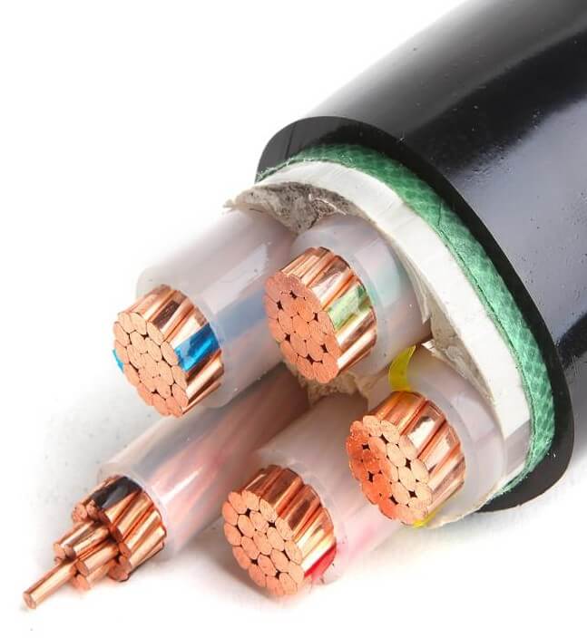 5 core 70mm2 95mm2 120mm2 150mm2 185mm2 240mm2 300mm2 Copper XLPE Insulated PVC Sheathed NYY N2XY Electrical Power Cable Price