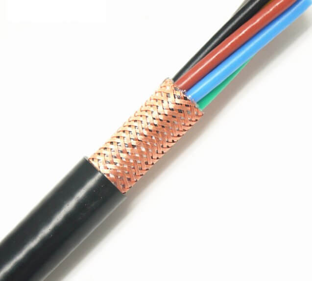 450/750V 2.5mm2 Control Cable 12 core 19 core 5 core 7 core Copper Wire Mesh Braid Shielded Control cable