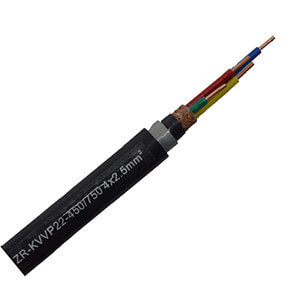 14x1.5mm2 Flame Retardant PVC Copper Wire braid Shield ZR-KVVRP 7 core 8 core flexible cvv control cable