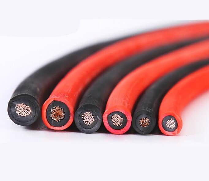 2.5mm 4mm 6mm 8mm 10mm 16mm 25mm 35mm Tinned Copper Conductor Crosslinked Polyethylene XLPE Photovoltaic Single Core Solar DC Cable Solar PV Panel Battery Wire