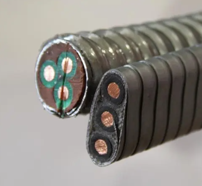 Oil Pump Submersible Cable KPBP 3x16mm2 Widely Used in The Oil And Gas Industry