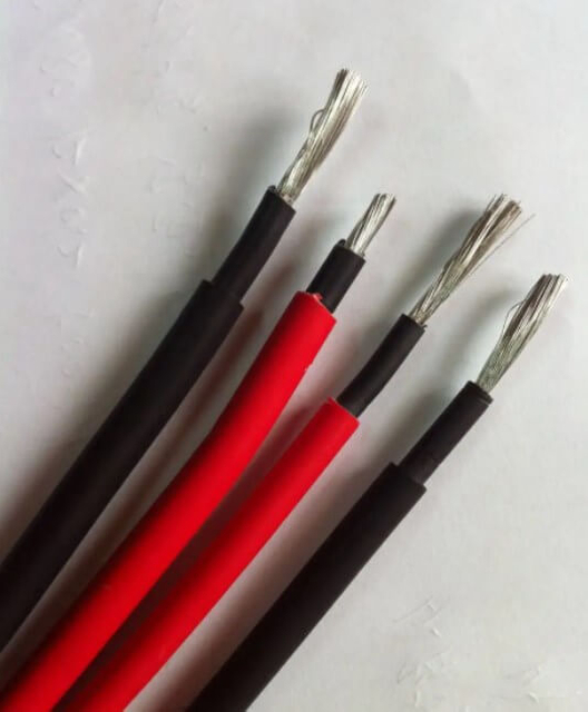 Flexible Black Red Solar Cable Single Core Double Core 6mm2 Electrical Solar PV1-f Cable for Solar Power System Manufacturer Cheaper Price
