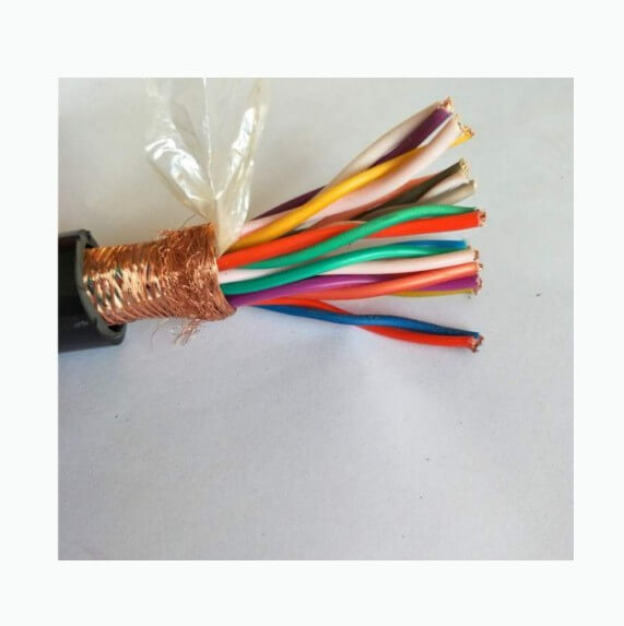 Copper Wire Braided Overall Shielded Pvc Sheathed BS5308 300/500V 10*2*1.5mm2 Instrument Cable Multipair 2 Pairs 2x2x1mm2 Instrumentation Cable